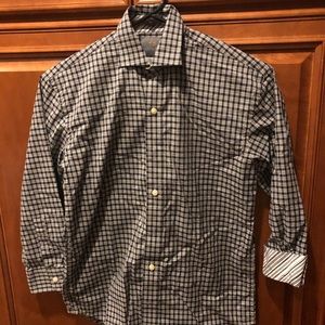 Thomas Dean Boys Button Down Dress Shirt